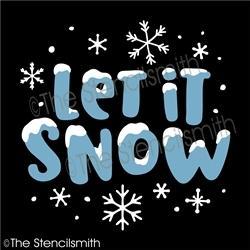 5664 - let it snow - The Stencilsmith