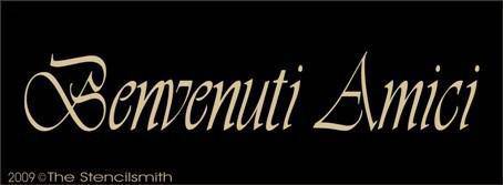 567 - Benvenuti Amici (Welcome Friends) - The Stencilsmith