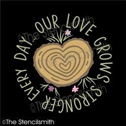 5693 - Our love grows stronger - The Stencilsmith