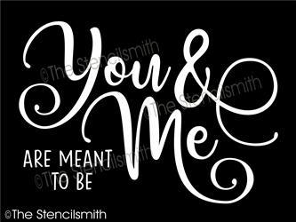 5698 - you & me meant to be - The Stencilsmith