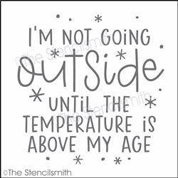 5699 - I'm not going outside until - The Stencilsmith