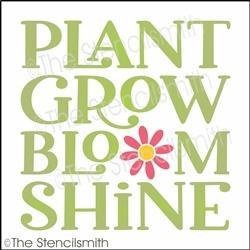 5707 - plant grow bloom - The Stencilsmith