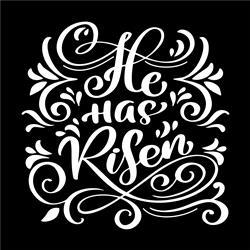 5709 - He has risen - The Stencilsmith