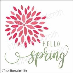 5719 - Hello spring - The Stencilsmith
