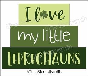5734 - I love my little leprechauns - BLOCK set - The Stencilsmith
