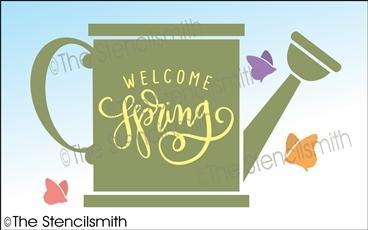 5739 - welcome spring - The Stencilsmith