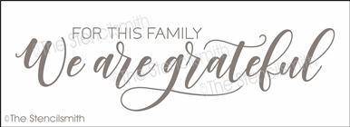 5758 - for this family we are grateful - The Stencilsmith