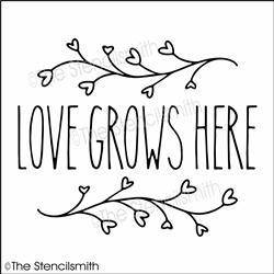5762 - Love Grows Here - The Stencilsmith