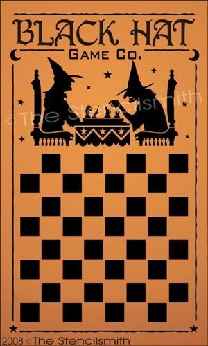 57 - Witch Game board - The Stencilsmith