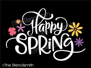 5803 - Happy Spring - The Stencilsmith