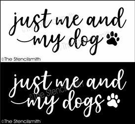 5806 - just me and my dog(s) - The Stencilsmith