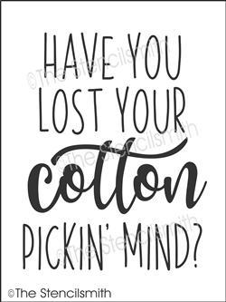 5807 - have you lost your cotton pickin' mind - The Stencilsmith