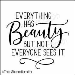 5808 - Everything has beauty - The Stencilsmith