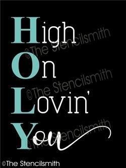 5833 - High On Lovin' You - The Stencilsmith