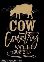 5876 - Cow Country watch your step - The Stencilsmith