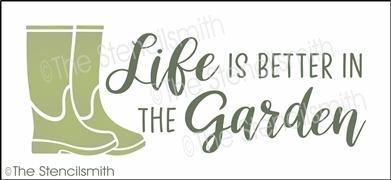 5888 - Life is better in the Garden - The Stencilsmith