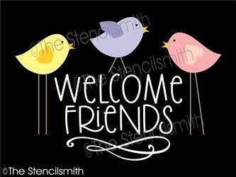 5890 - welcome friends - The Stencilsmith