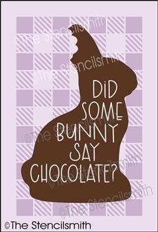 5915 - Did some bunny say chocolate? - The Stencilsmith