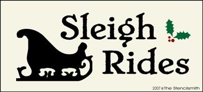 Sleigh Rides - The Stencilsmith