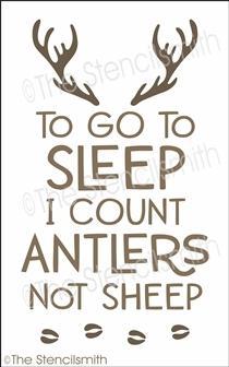6012 - To go to sleep I count antlers - The Stencilsmith