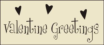 Valentine Greetings - The Stencilsmith
