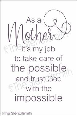6030 - As a mother it's my job - The Stencilsmith