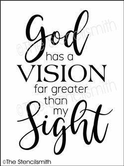 6047 - God has a vision far - The Stencilsmith