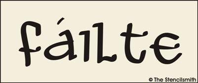FAILTE stencil