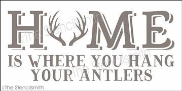 6070 - Home is where you hang your antlers - The Stencilsmith