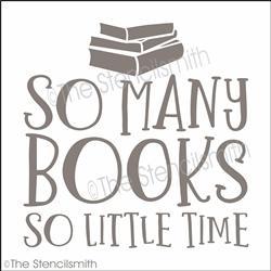 6089 - so many books so little time - The Stencilsmith