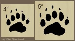 613 - Bear Tracks Set - The Stencilsmith