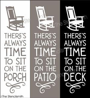 6171 - there's always time to sit - The Stencilsmith