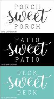 6174 - Porch / Patio / Deck Sweet - The Stencilsmith