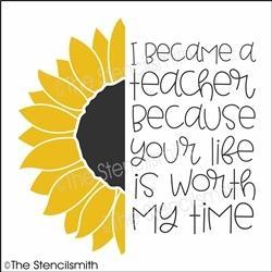 6201 - I became a teacher because - The Stencilsmith
