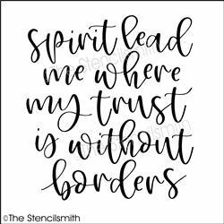 6214 - Spirit lead in where my trust - The Stencilsmith