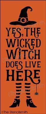 6217 - Yes, the wicked witch does live here - The Stencilsmith