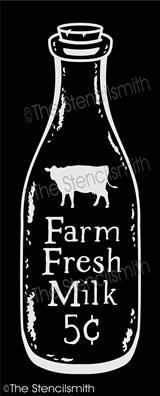 6219 - farm fresh milk - The Stencilsmith