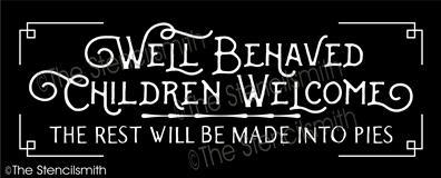 6232 - well behaved children welcome - The Stencilsmith