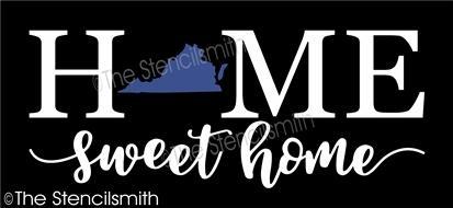 6249 - HOME (Virginia) sweet home - The Stencilsmith