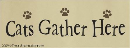 626 - Cats Gather Here - The Stencilsmith
