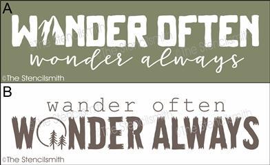 6274 - Wander Often wonder always - The Stencilsmith