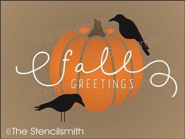 6285 - fall greetings - The Stencilsmith