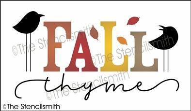 6297 - Fall Thyme - The Stencilsmith