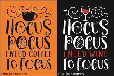 6311 - Hocus Pocus I need coffee / wine - The Stencilsmith