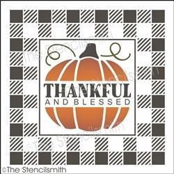 6319 - THANKFUL and blessed - The Stencilsmith
