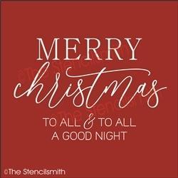 6325 - Merry Christmas to all - The Stencilsmith