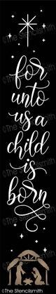6359 - For unto us a child is born - The Stencilsmith