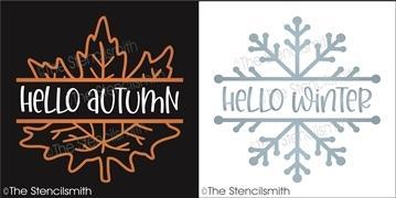 6360 - hello winter / autumn - The Stencilsmith