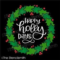 6363 - Happy Holly Days - The Stencilsmith
