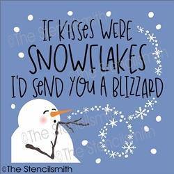 6379 - If kisses were snowflakes - The Stencilsmith